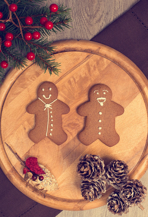 Christmas Photograph - Christmas Gingerbread by Amanda Elwell