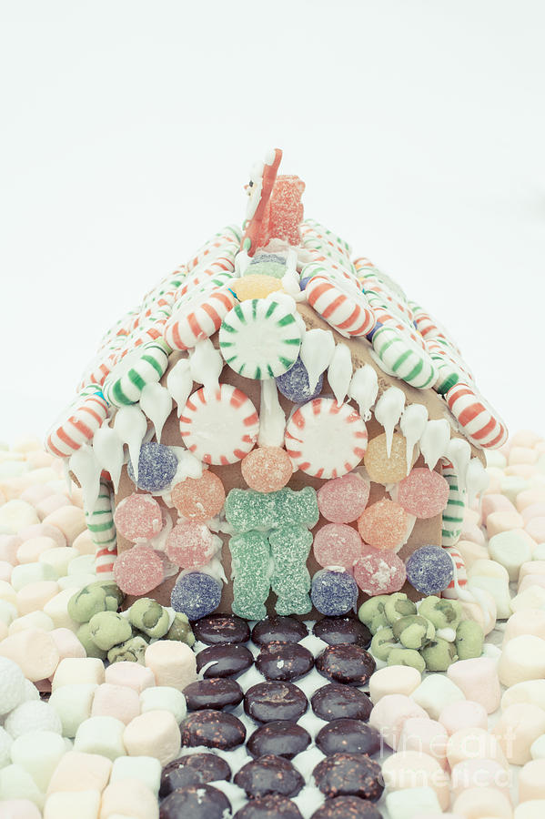 Christmas Photograph - Christmas Gingerbread House by Edward Fielding