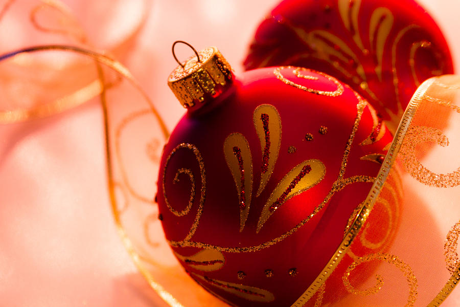 Holiday Photograph - Christmas Glitter by Teri Virbickis