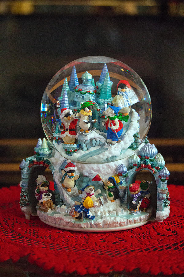 Christmas globe Photograph by Susan Jensen