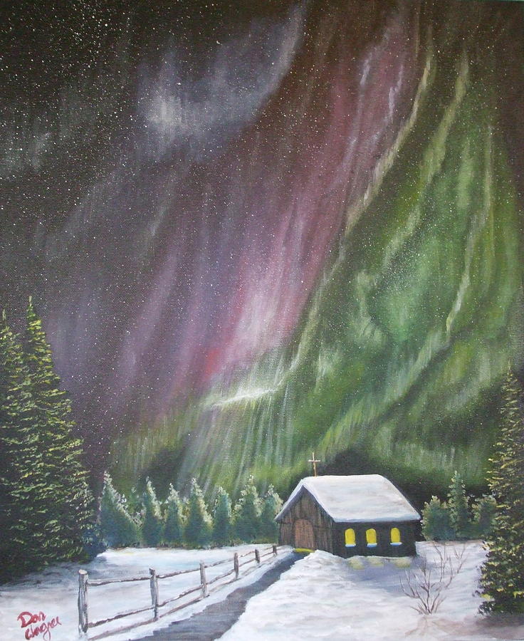 Christmas Glory  Painting by Dan Wagner