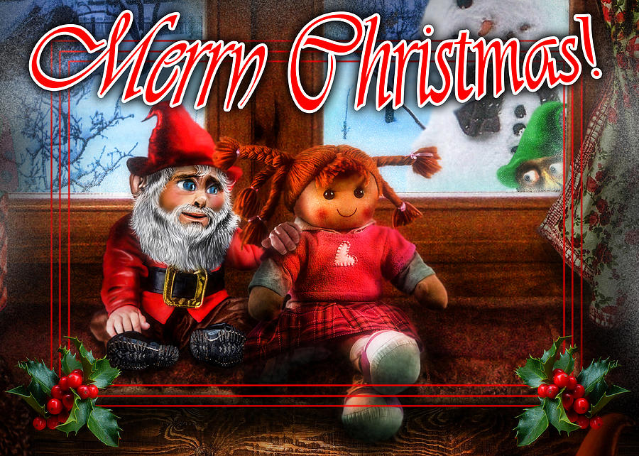 Christmas greeting card VII Digital Art by Alessandro Della Pietra