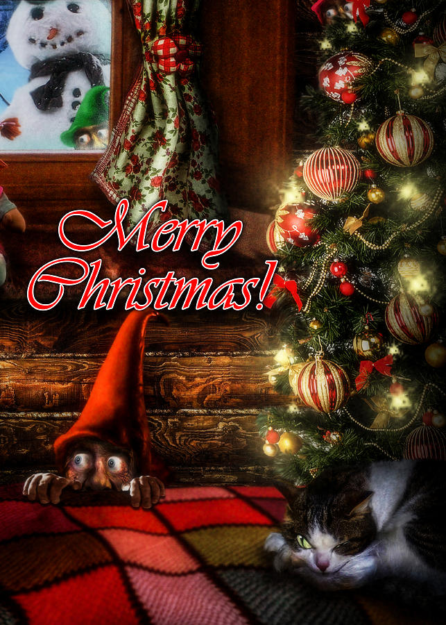 Christmas greeting card VIII Digital Art by Alessandro Della Pietra