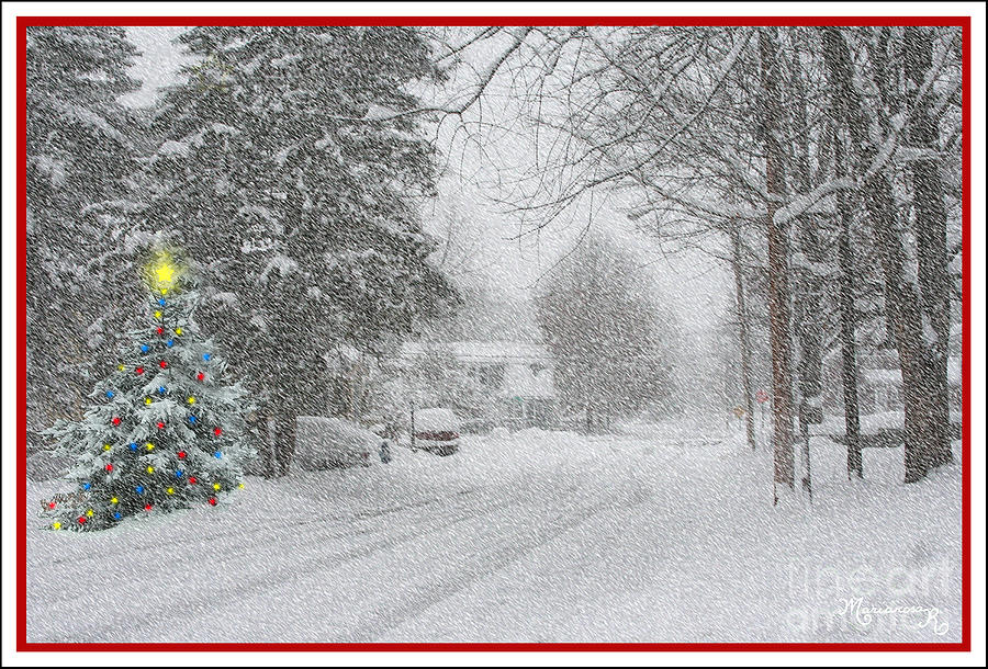 Christmas in a Small Town Photograph by Mariarosa Rockefeller