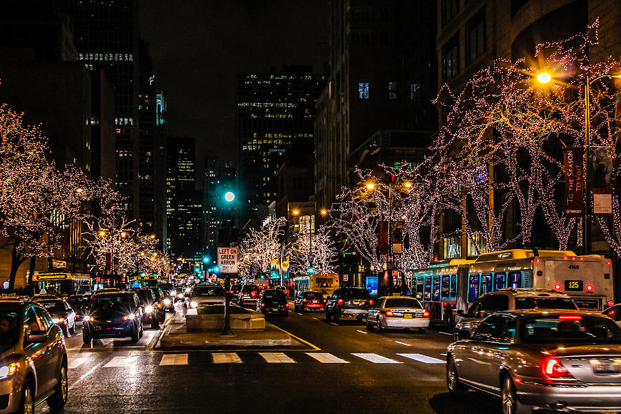 Christmas in Chicago Photograph by Todd Reese
