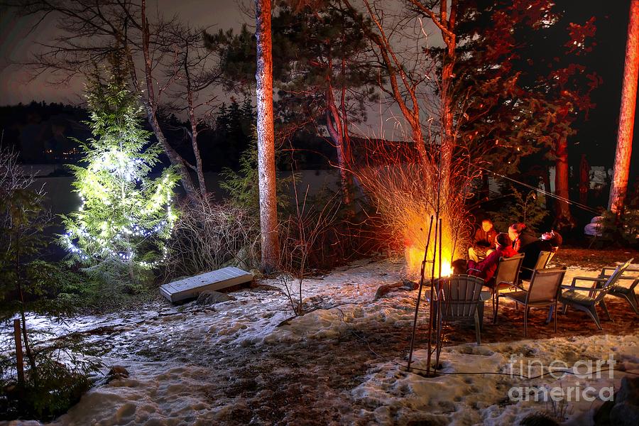 Christmas Photograph - Christmas in Maine N0088 by Chuck Smith