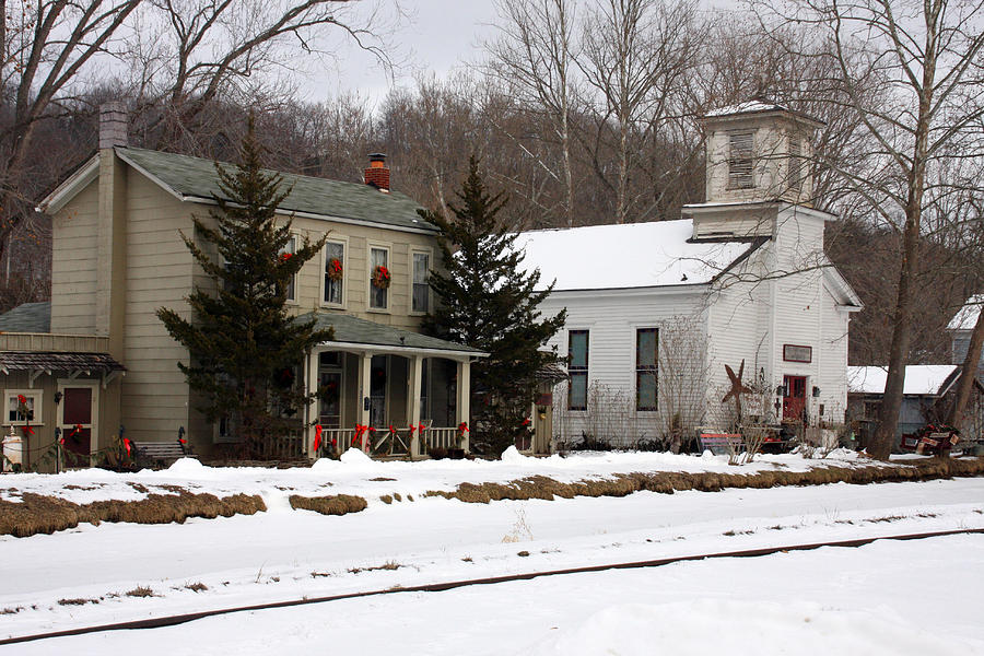 Christmas In Metamora Photograph by Joseph Schofield