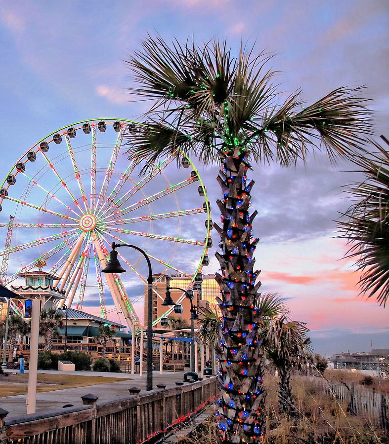 Christmas Photograph - Christmas in Myrtle Beach by David  Clement