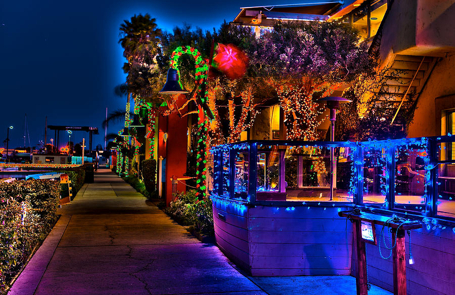 Christmas In Ventura California Photograph by Richard J Cassato
