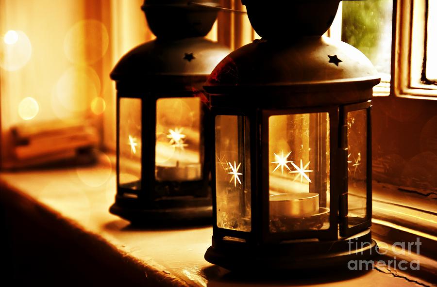 Christmas Photograph - Christmas Lanterns by Daniela White