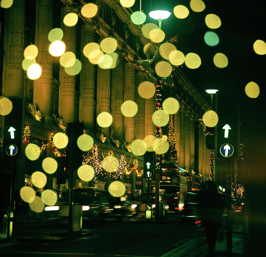 Christmas Lights in Oxford Streeet Photograph by Unknown Photographer ...