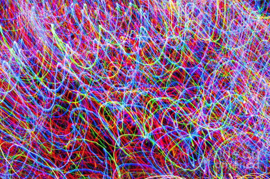 Christmas Lights, String Theory Photograph by William H Mullins