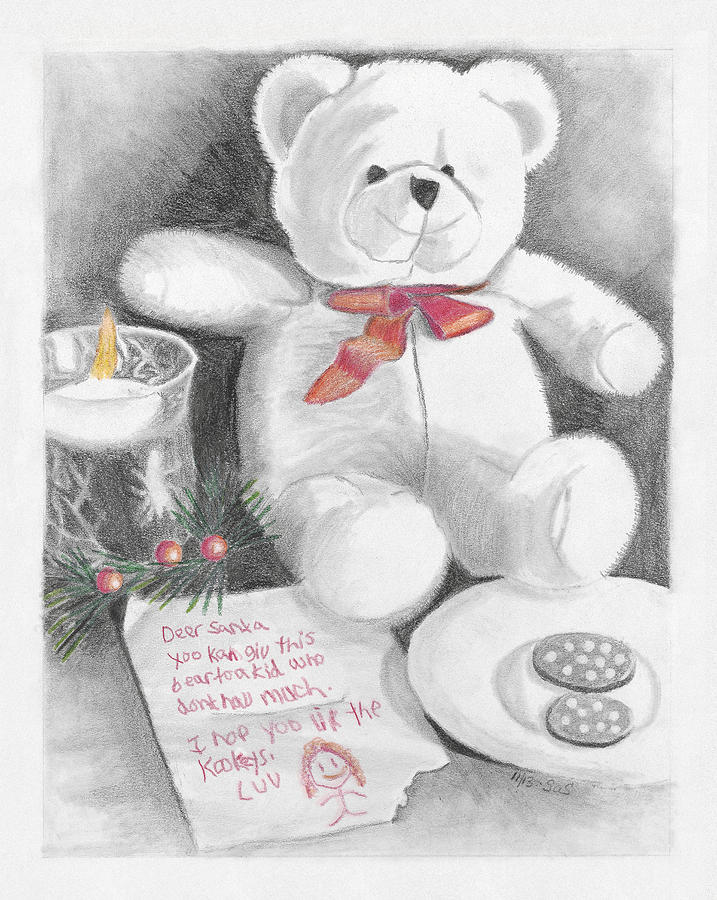 Christmas List Mixed Media by Susan Schmitz Christmas List Mixed Media by Susan Schmitz