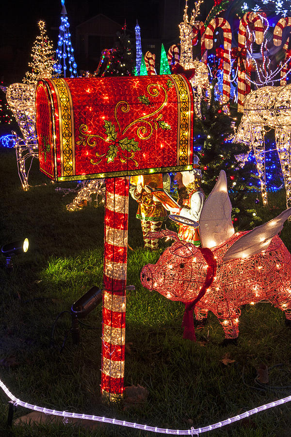 Christmas Mailbox Photograph by Garry Gay