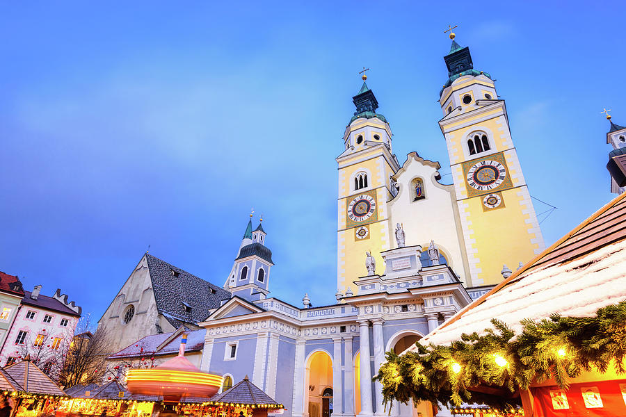 Christmas Market In South Tyrol Photograph by Juergen Sack