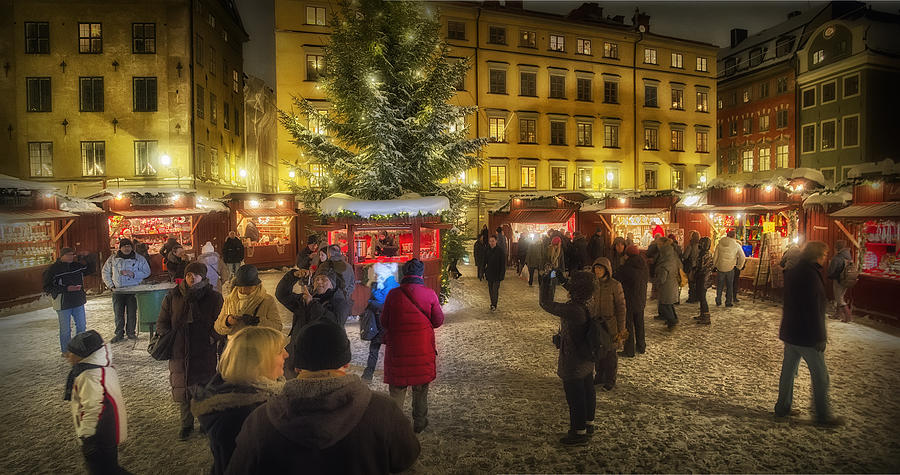 Christmas Market Photograph by Wade Aiken