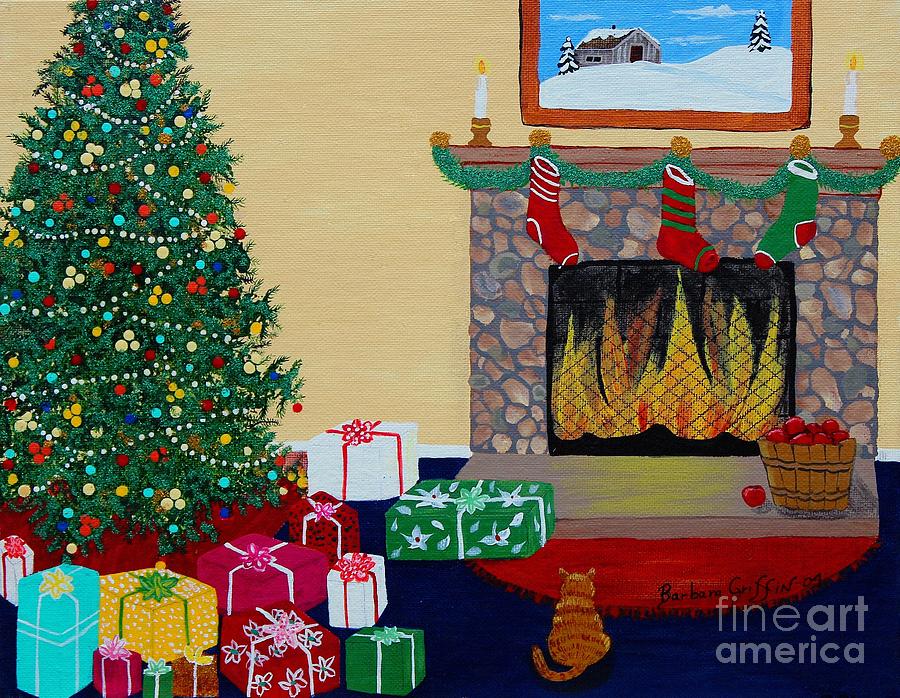 Christmas Memories Painting by Barbara A Griffin