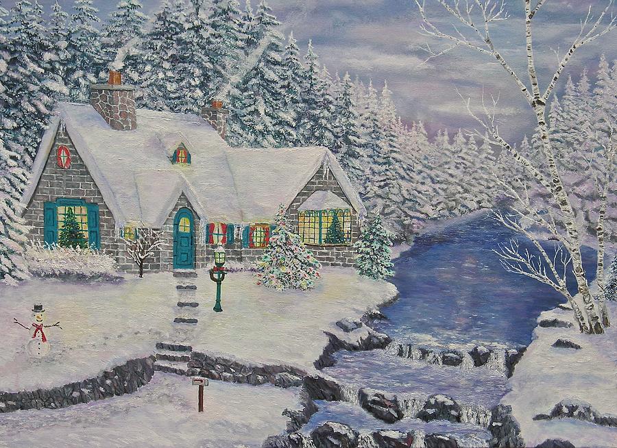Christmas Painting - Christmas by Mike De Lorenzo