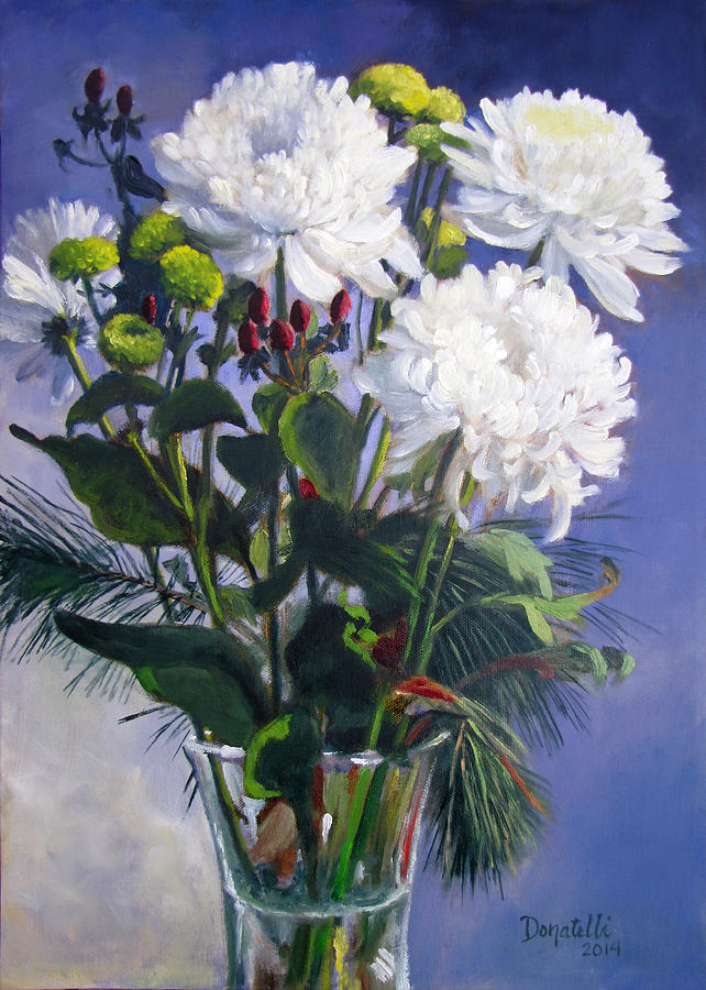 Christmas Mums 2 by Kathryn Donatelli Christmas Mums 2 by Kathryn Donatelli