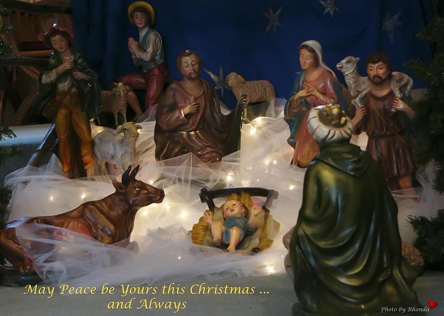 Christmas Nativity Photograph by Rhonda McDougall