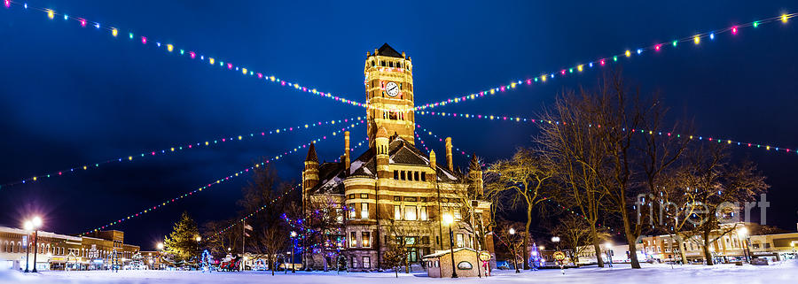 Christmas On The Square Photograph by Michael Arend