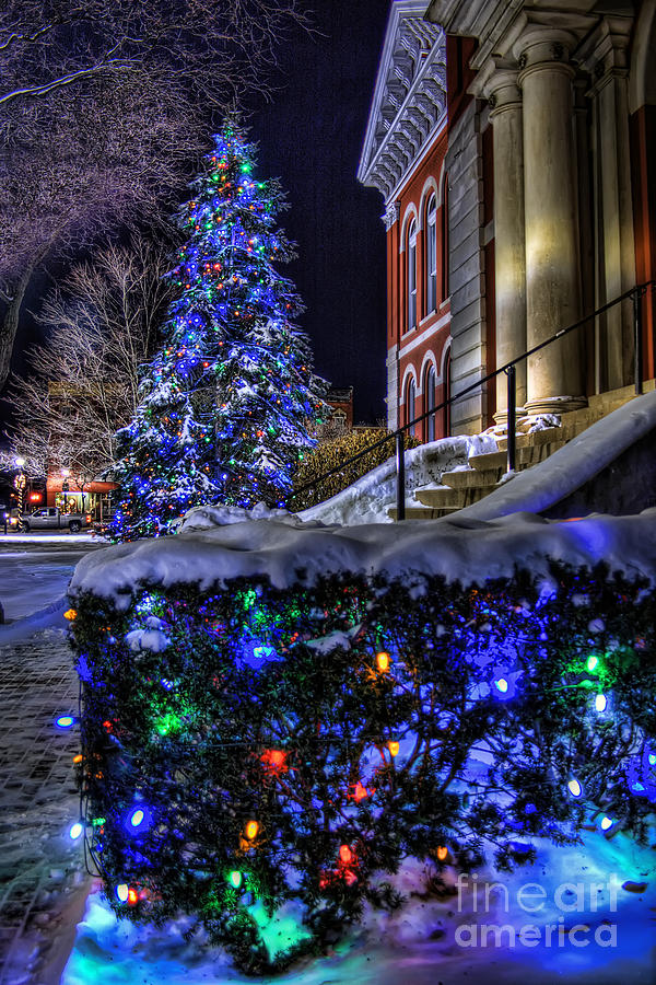 Christmas On The Square Photograph by Scott Wood