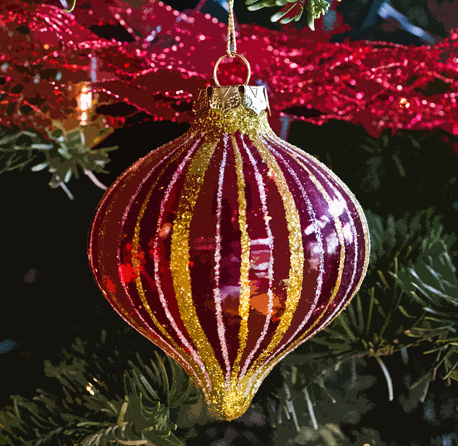 Christmas Ornament Digital Art by Photographic Art by Russel Ray Photos