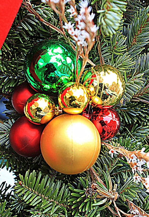 Christmas Ornaments Photograph by Suzanne DeGeorge