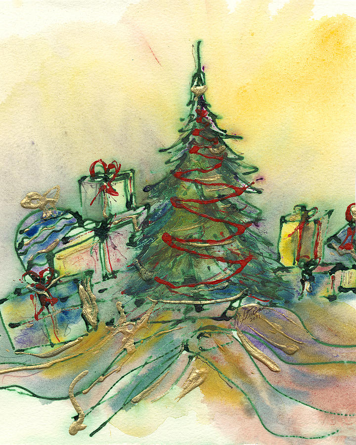 Christmas Presents Painting by Walt Stevenson Stevenson