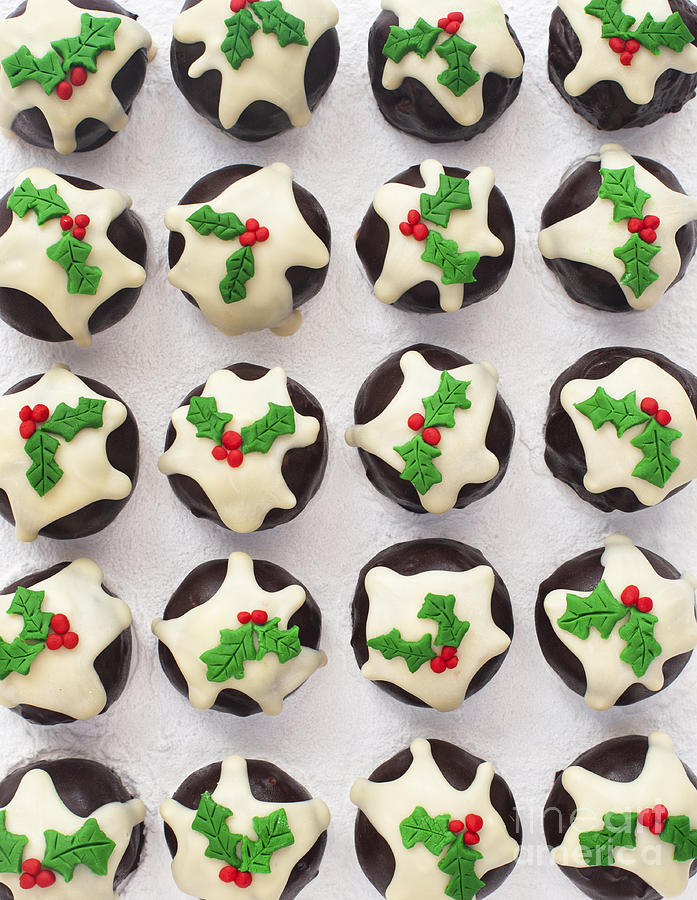 Christmas Photograph - Christmas Pudding Chocolates Pattern by Tim Gainey