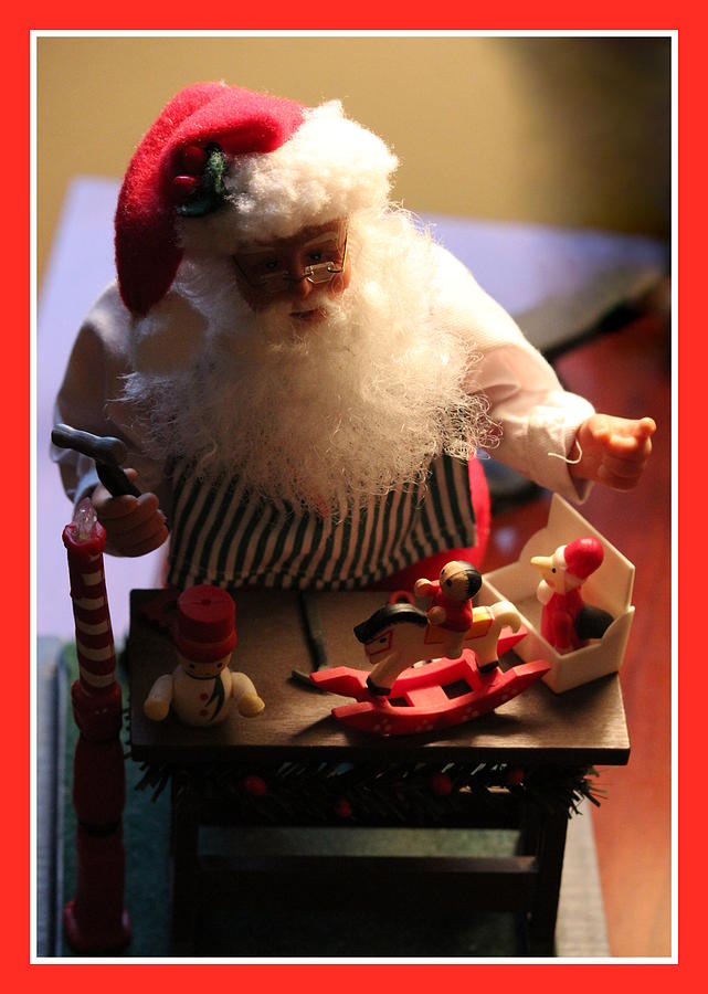 Christmas Photograph - Christmas Santa by Rosanne Jordan