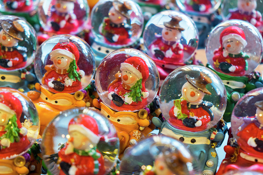 Christmas Snow Globes, Finland Photograph by Peter Adams - Fine Art America