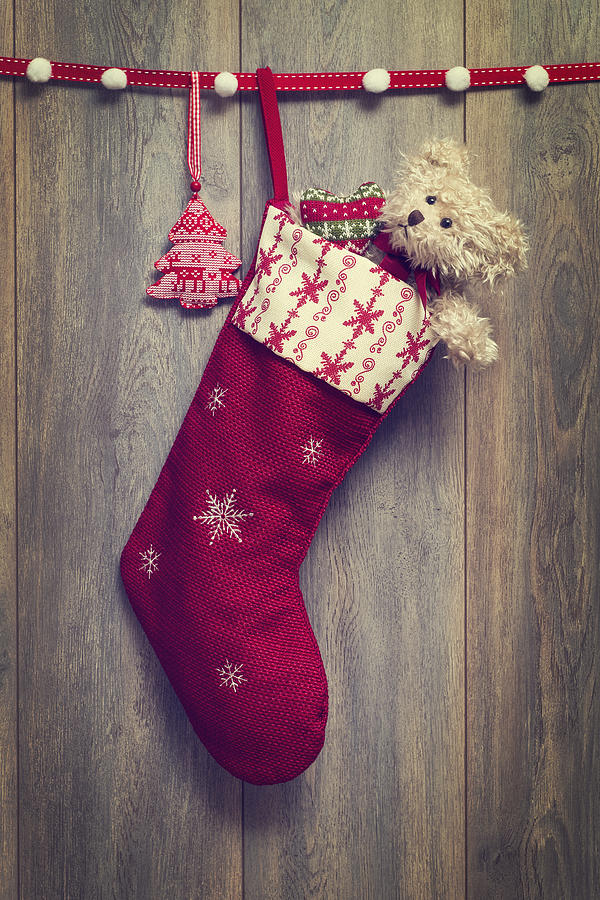 Christmas Photograph - Christmas Stocking by Amanda Elwell