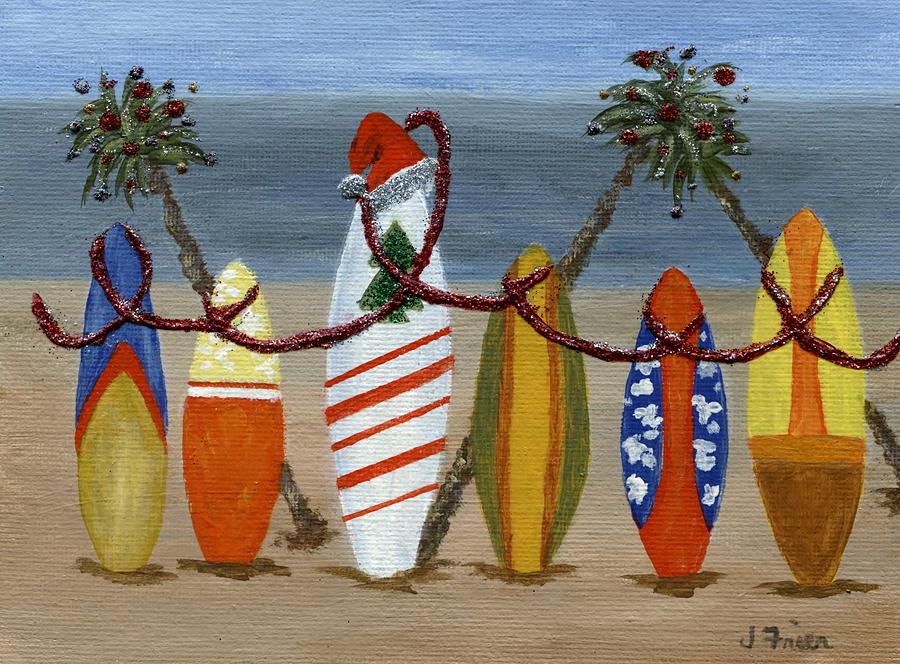 Christmas Surfboards by Jamie Frier