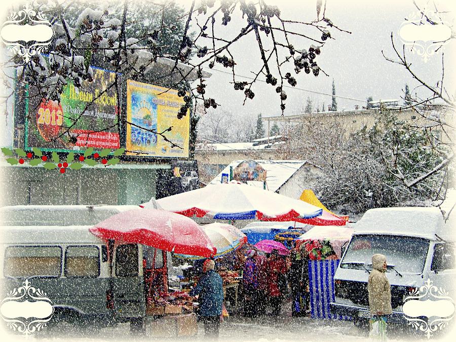 Christmas  Time   Markets Crimea  Photograph by Rick Todaro