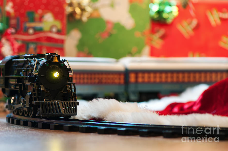 Christmas Train II Photograph by Eddie Yerkish