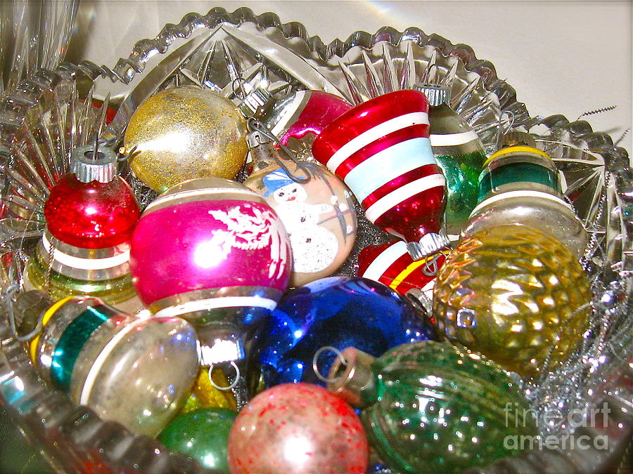 Christmas Treasures From The Past  Photograph by Nancy Patterson