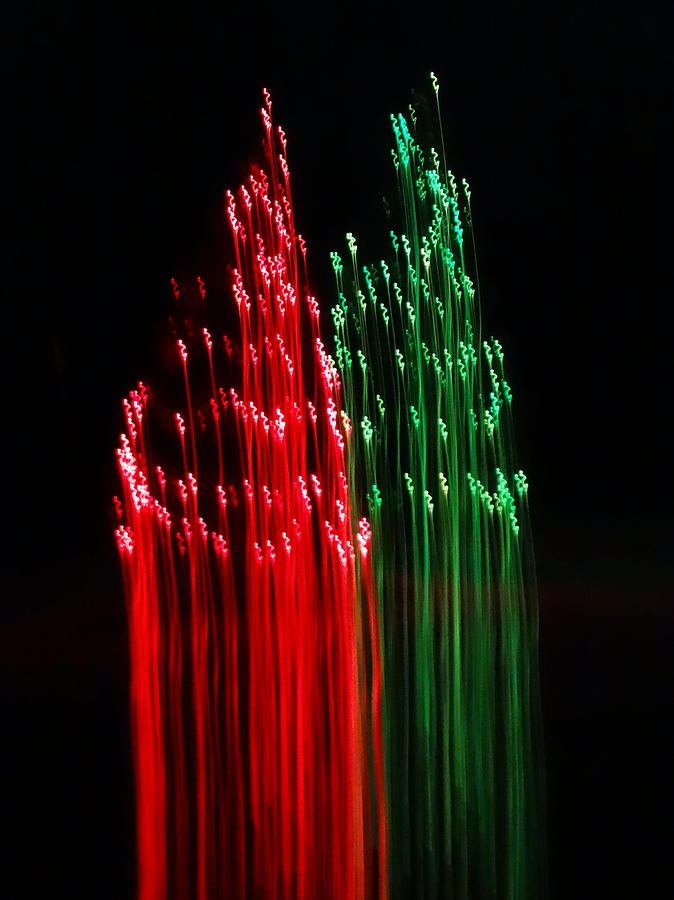 Christmas Tree Abstract 3 Photograph by David T Wilkinson