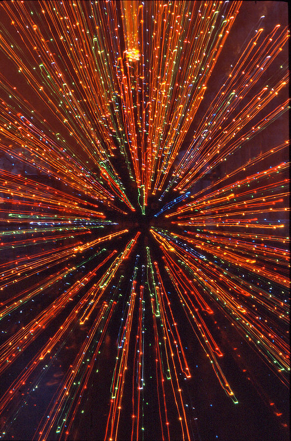 Christmas Tree at Warp Speed I Photograph by Rick Locke - Out of the Corner of My Eye