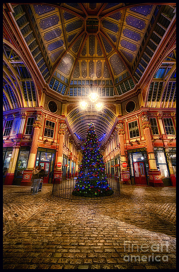 Christmas Tree Leadenhall London I Photograph by Jack Torcello