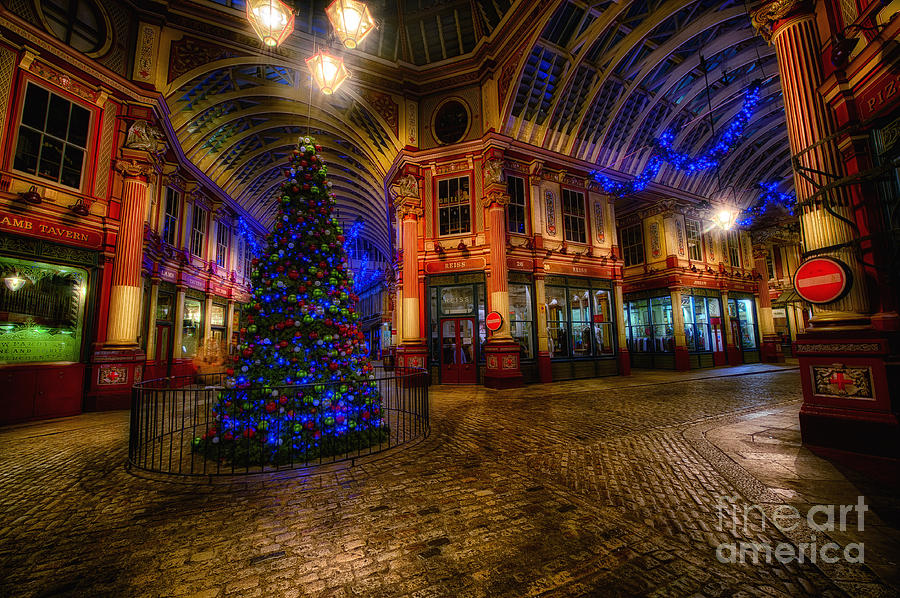 Christmas Tree HDR 03 cool Photograph by Jack Torcello