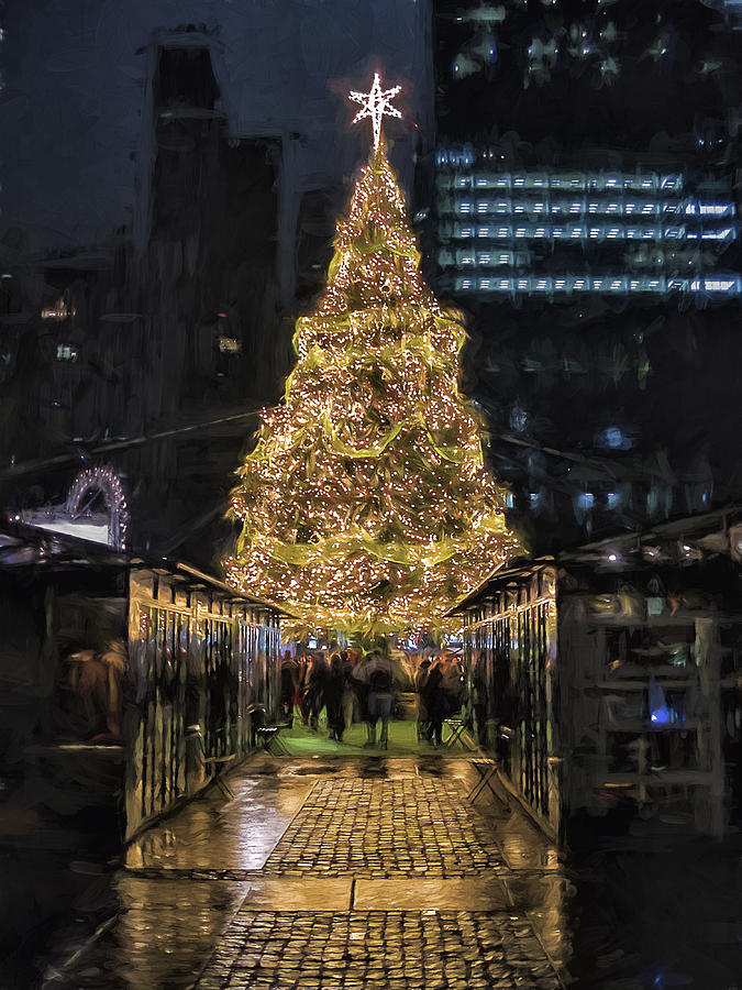 Christmas Tree In New York City I Photograph by Keith Yates