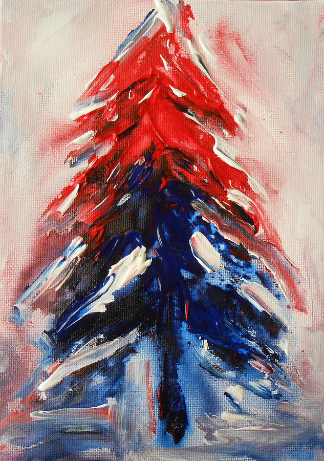 Christmas Tree  Painting by Jane See