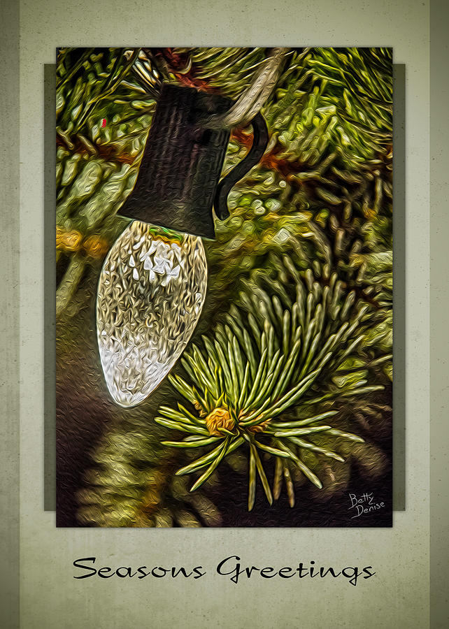 Christmas Photograph - Christmas Tree Light by Betty Denise