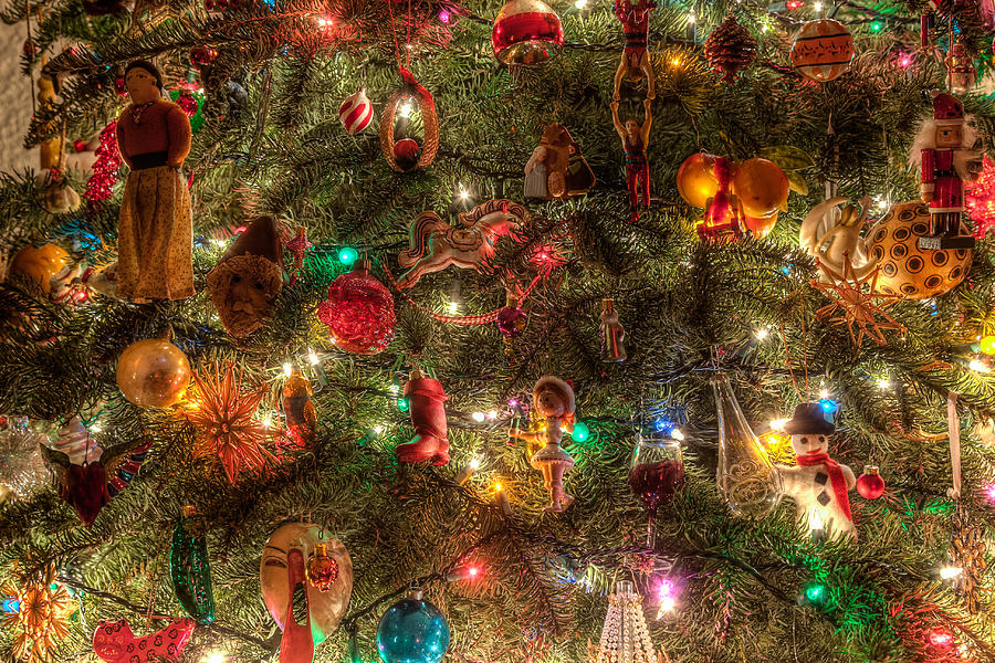 Christmas Tree Ornaments Photograph by Sonny Marcyan