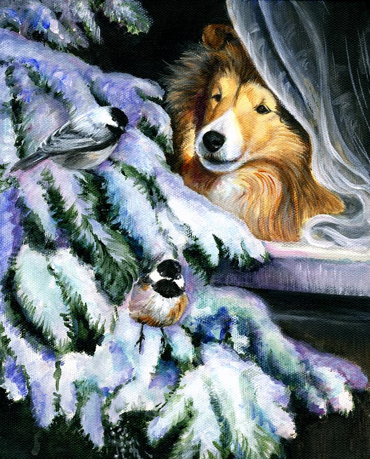 Christmas Painting - Christmas Wonder by Jeanne  McNally