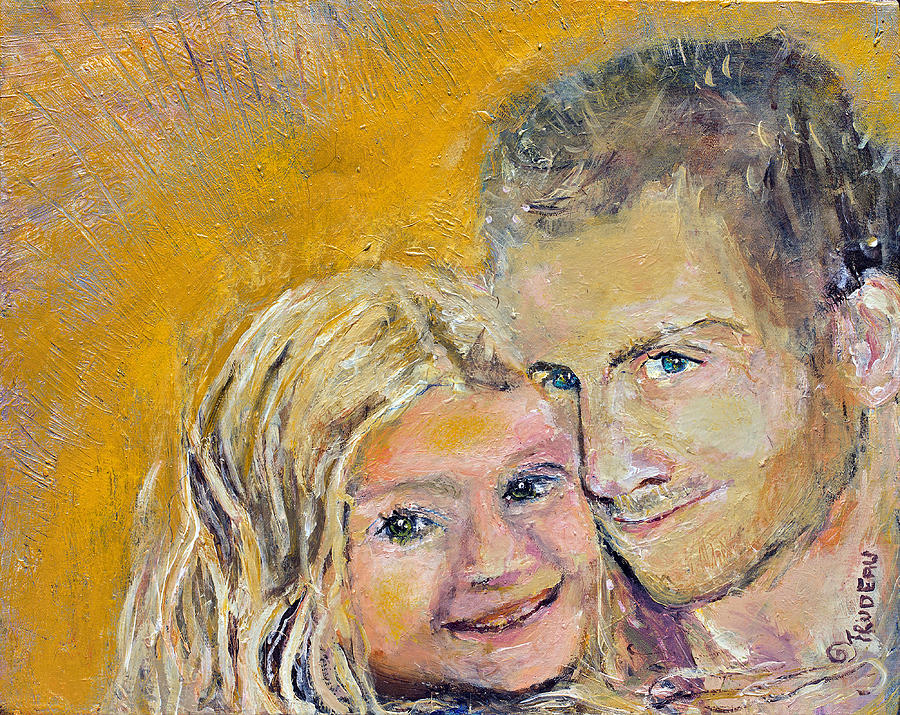 Christopher and his daughter Lily by Patricia Trudeau Christopher and his daughter Lily by Patricia Trudeau