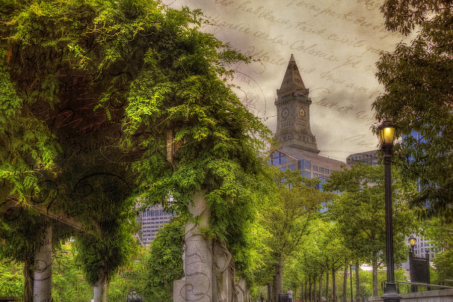 Christopher Columbus Park - Boston North End Photograph by Joann Vitali