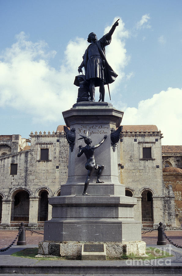 Christopher Columbus Statue Santo Domingo Photograph by John  Mitchell