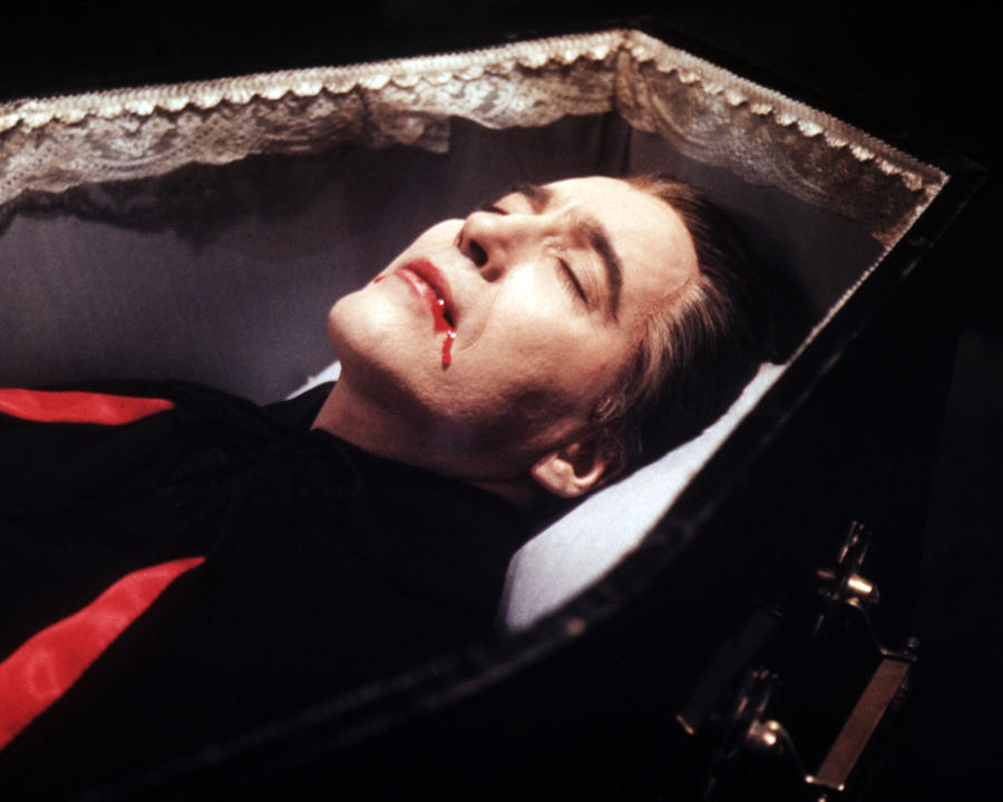 Christopher Lee in Dracula  Photograph by Silver Screen
